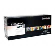 Genuine Lexmark E260A11P Prebate Toner Cartridge - 3,500 pages