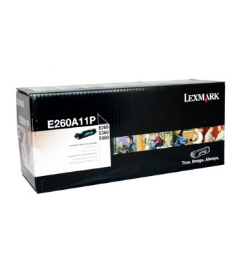 Genuine Lexmark E260A11P Prebate Toner Cartridge - 3,500 pages 