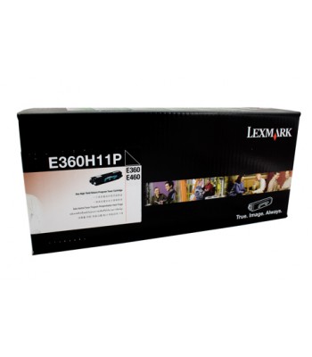 Genuine Lexmark E360H11P Prebate Toner Cartridge - 9,000 pages