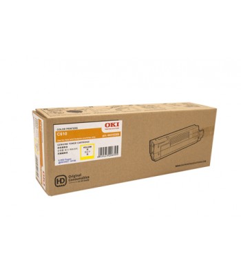 Oki Genuine C610 Yellow Toner Cartridge (44315309) - 6,000 pages